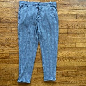 Zara plaid stripped Men’s pants